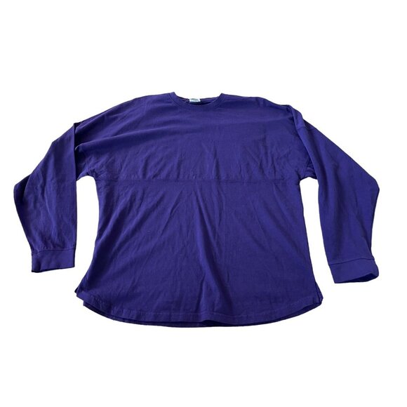 Pressbox Mens Long Sleeve T Shirt Purple Size Large Pullover Round Hem NEW - Picture 1 of 8
